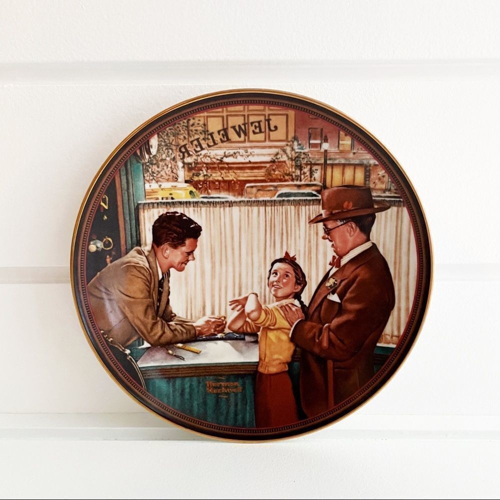 Norman Rockwell “A Time To Keep” Limited Edition The One’s We Love 8” Plate